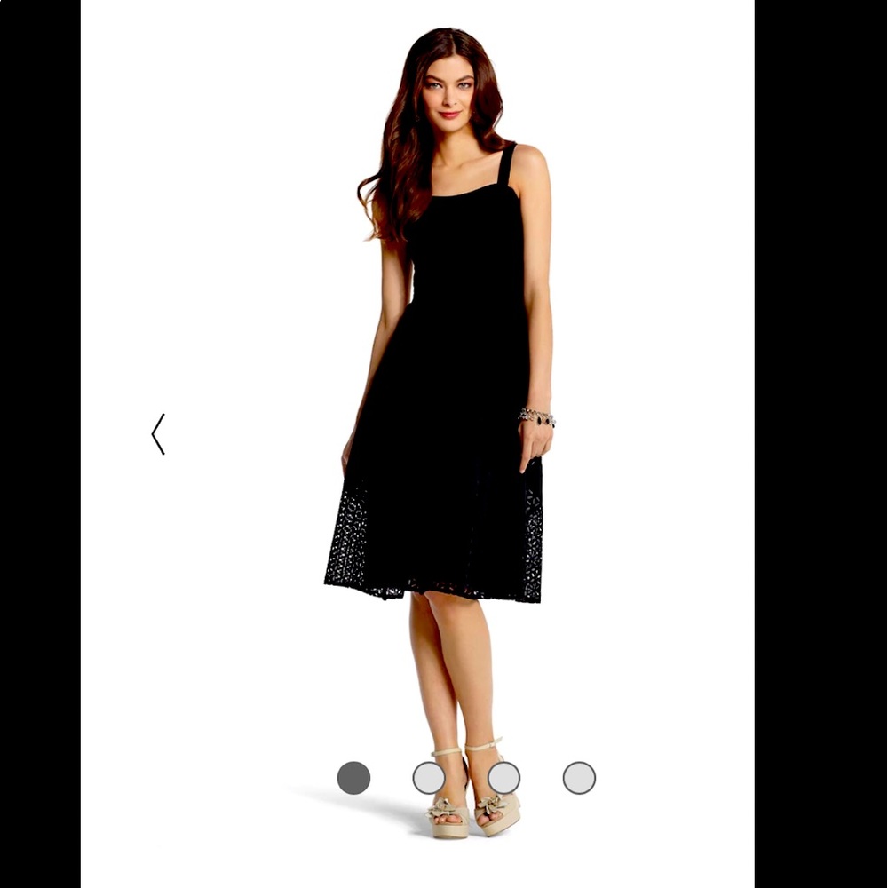 White House Black Market Black Eyelet Sundress.
